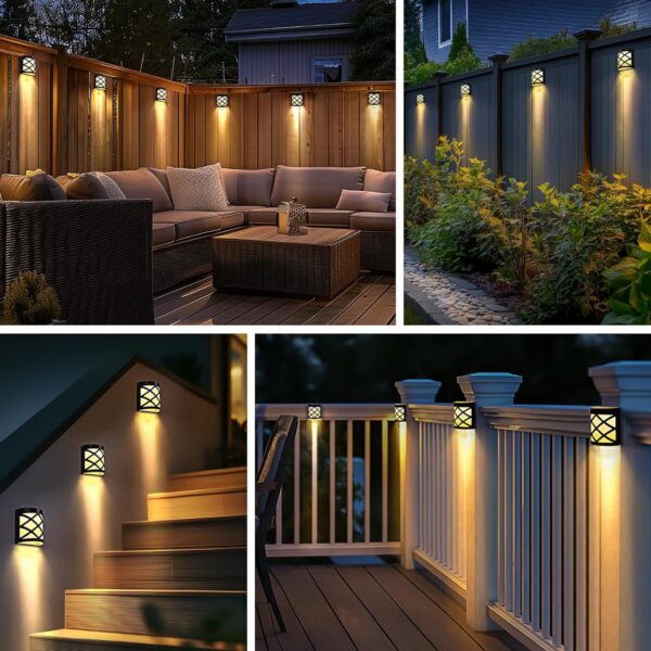 Black Grid Wall Light - Image 4