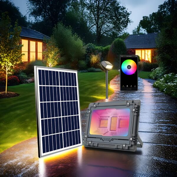 200W Solar RGB Floodlight - Image 3