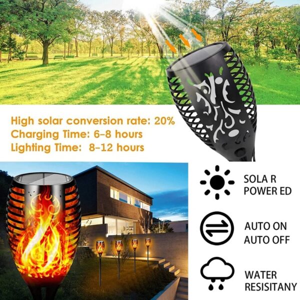 3W Solar Torch Light - Image 3