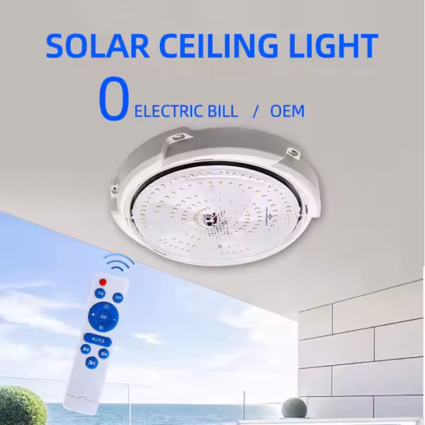 100W Solar Ceiling Light - Image 2