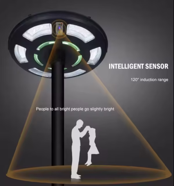 300W Solar RGB Garden Light (Battery) - Image 3