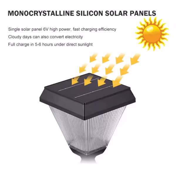 5W Solar Garden Light (Double Color) - Image 7