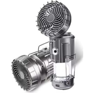 solar lantern & fan camping light