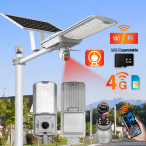Solar Street Light (500W) + CCTV Camera