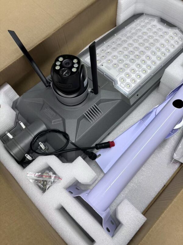 Solar Street Light (500W) + CCTV Camera - Image 2