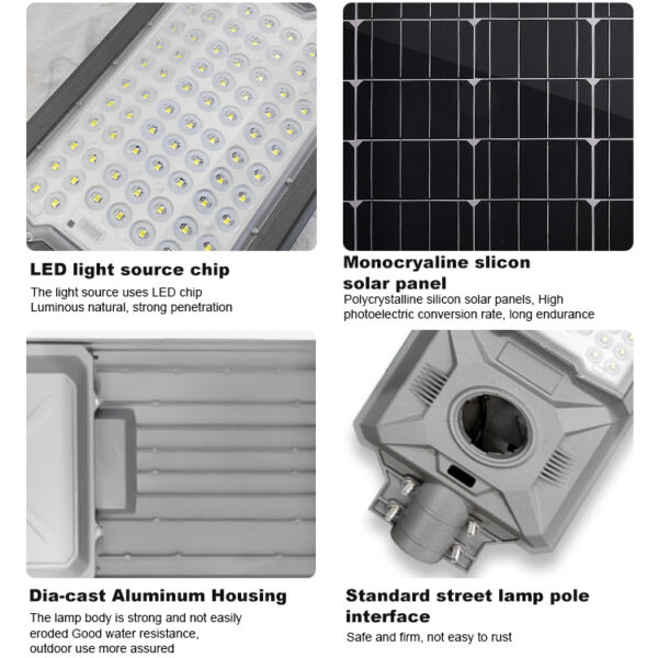 Solar Street Light (500W) + CCTV Camera - Image 6